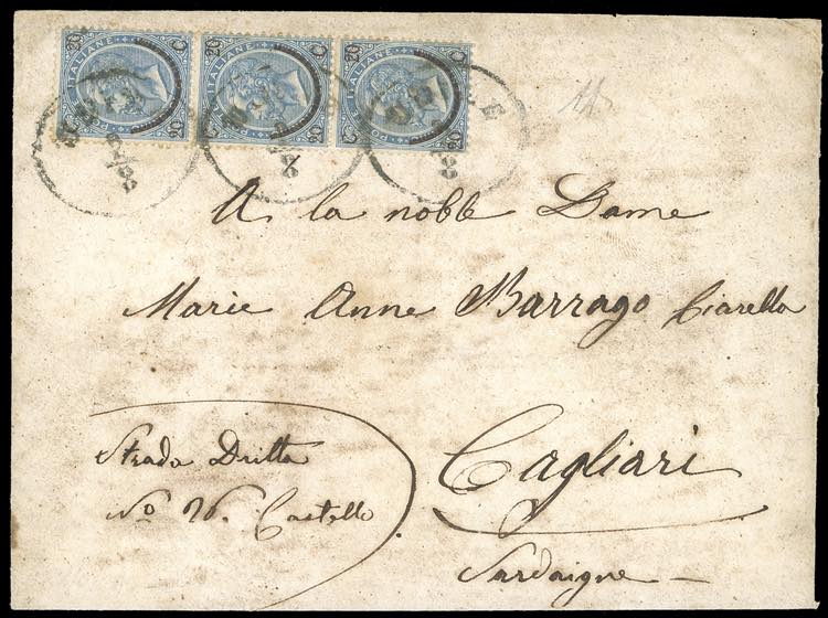 1866 - 20 cent. su 15 cent. Ferro ... 