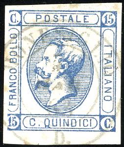 1863 - 15 cent. Litografico, I ... 