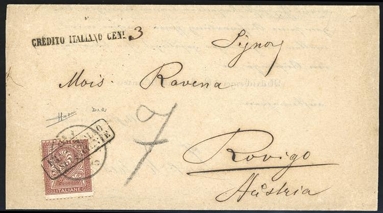 1864 - 2 cent. De La Rue, tiratura ... 