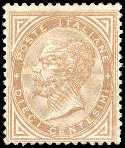 1863 - 10 cent. De La Rue, ... 