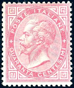 1863 - 40 cent. De La Rue, ... 