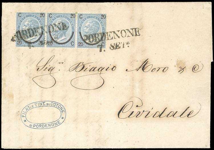 1866 - 20 cent. su 15 cent. Ferro ... 