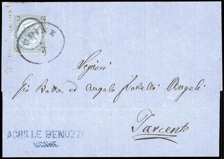 1866 - 20 cent. su 15 cent. Ferro ... 