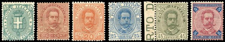 1891/96 - Serie completa (59/64), ... 