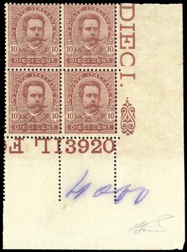 1896 - 10 cent. Umberto I (60), ... 