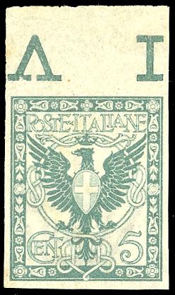 1901 - 5 cent. Floreale, non ... 