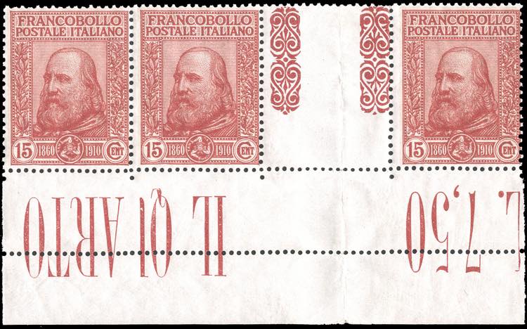 1910 - 15+5 cent. Garibaldi (88), ... 