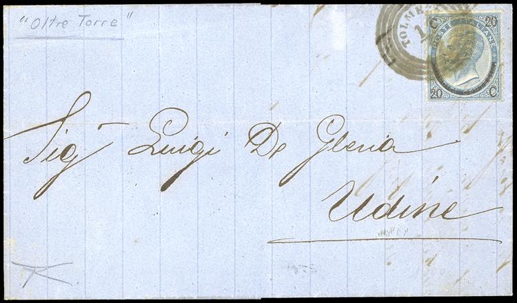 1866 - 20 cent. su 15 cent. Ferro ... 