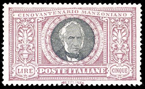 1923 - 5 lire Manzoni (156), ... 