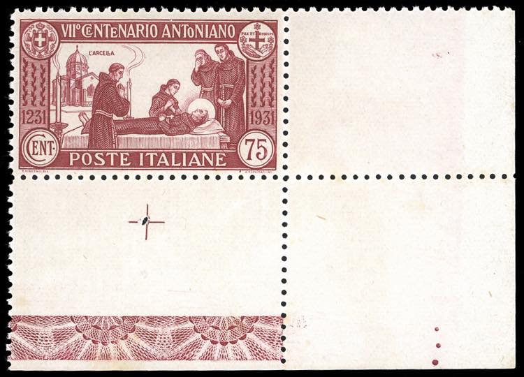 1931 - 75 cent. S.Antonio, dent. ... 