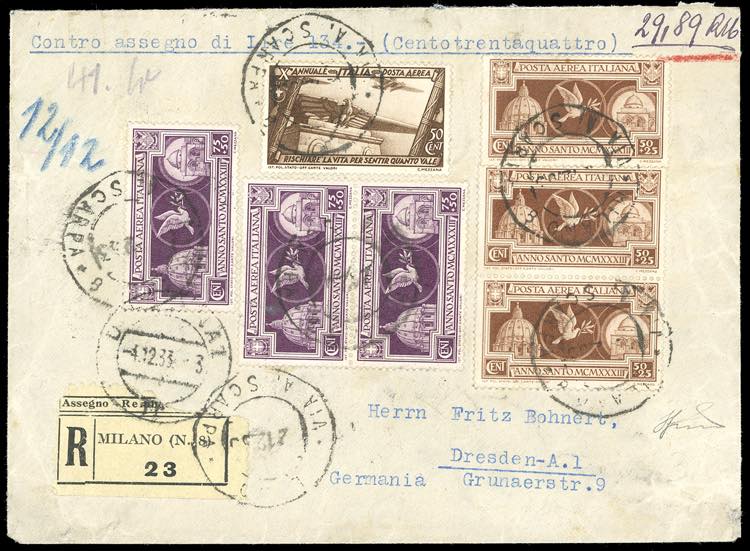 1933 - Anno Santo, tre serie ... 