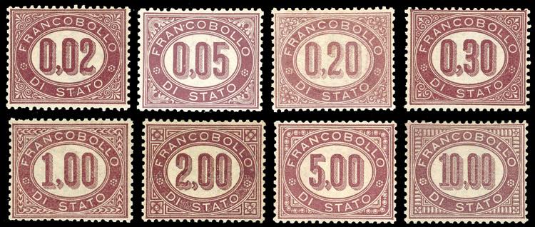 1875 - Serie completa (1/8), ... 