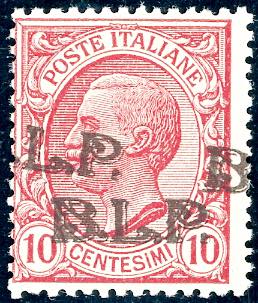 1923 - 10 cent. rosa, doppia ... 