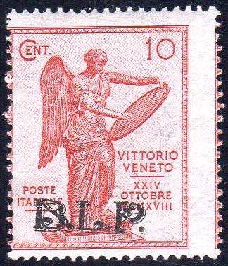 1922 - 10 cent. Vittoria, non ... 