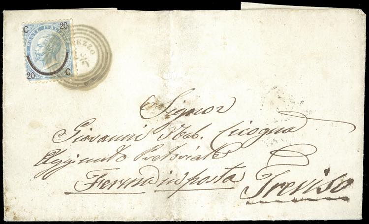 1866 - 20 cent. su 15 cent. Ferro ... 