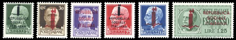 1944 - Soprastampati, tiratura di ... 