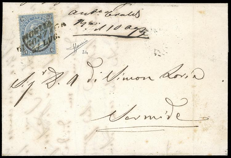 1866 - 20 cent. su 15 cent. Ferro ... 