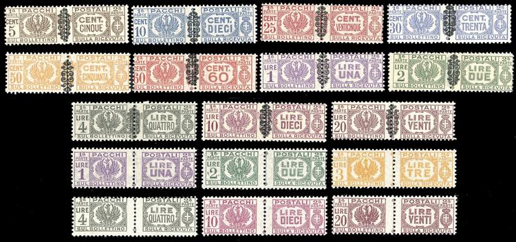 PACCHI POSTALI 1945/46 - Le due ... 