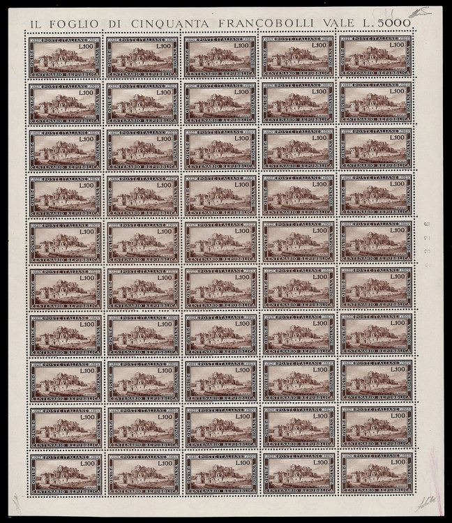 1949 - 100 lire Romana (600), ... 