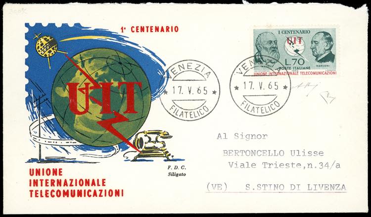 1965 - 70 lire UIT in basso, ... 