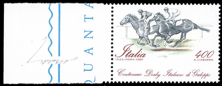 1984 - 400 lire Derby in pista, ... 