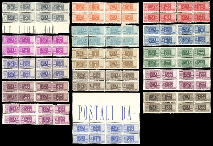 1946/51 - Filigrana ruota, serie ... 