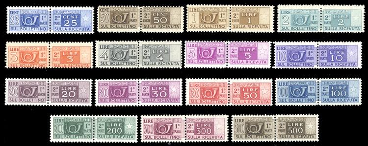 1946/51 - Filigrana ruota, serie ... 