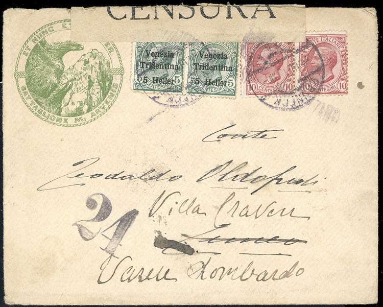 TRENTINO ALTO ADIGE 1919 - 5 h. su ... 