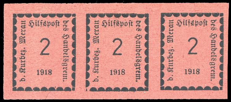 MERANO 1918 - 2 h. rosa (1), ... 