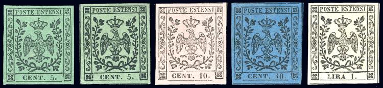1852/55 - Lemissione completa con ... 