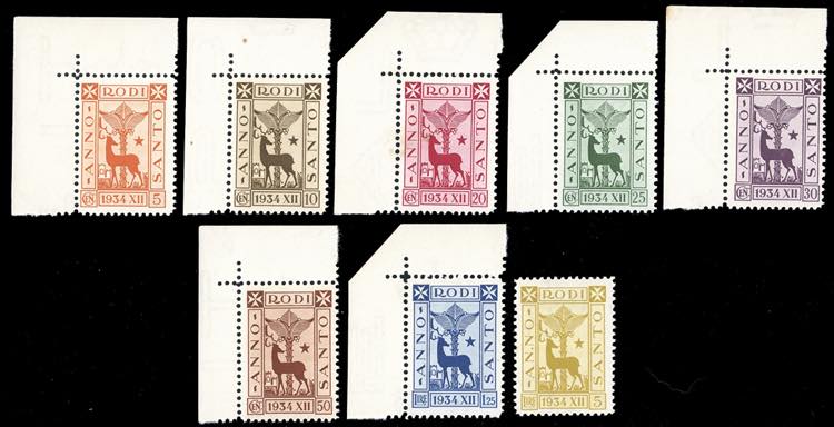 1935 - Anno Santo, serie completa ... 
