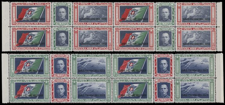 POSTA AEREA 1933 - Trittici ... 