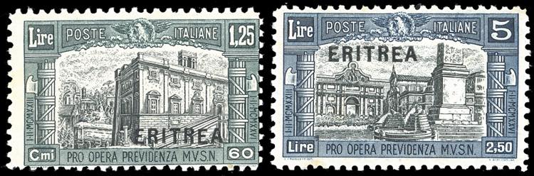1927 - 1,25 lire + 60 cent. e 5 ... 