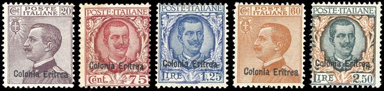 1928/29 - Soprastampati, serie ... 