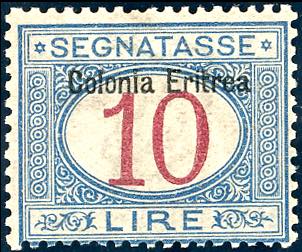SEGNATASSE 1903 - 10 lire, ... 