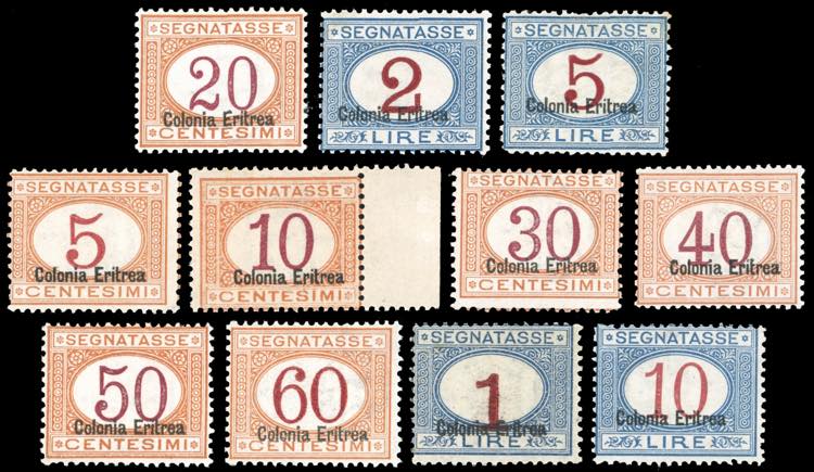 SEGNATASSE 1920/26 - Soprastampati ... 