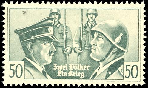 1941 - 50 cent. verde, imitazione ... 