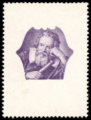 1942 - 50 cent. Galileo Galilei, ... 