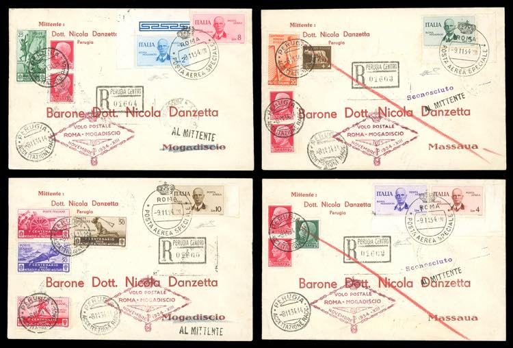 1934 - Volo Roma-Mogadiscio, serie ... 