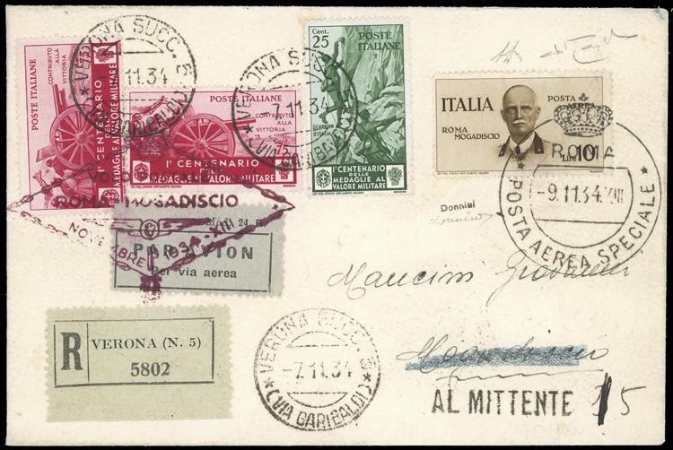 1930 - 10 lire volo ... 