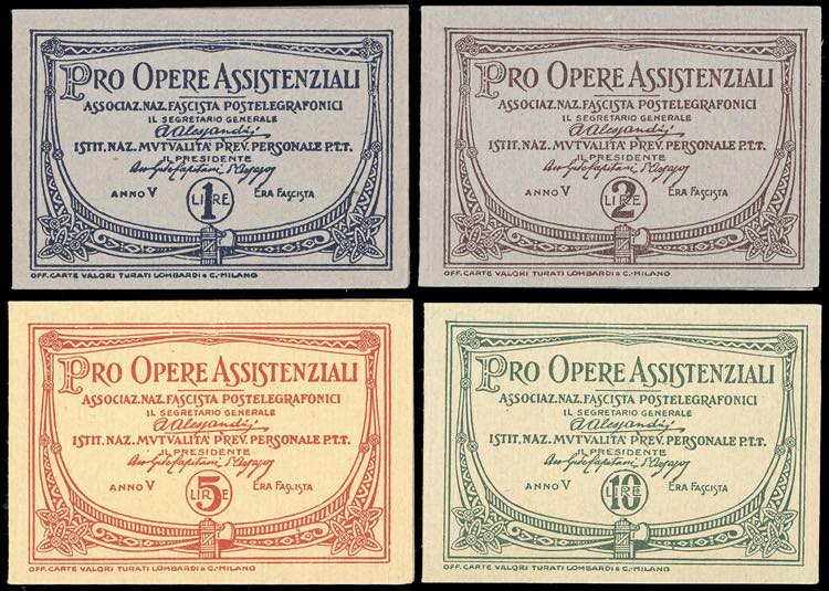 1926/27 - Quattro libretti Pro ... 