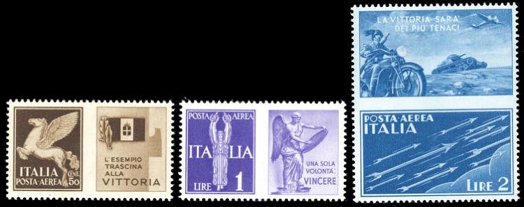 1942 - Non emessi, serie completa ... 