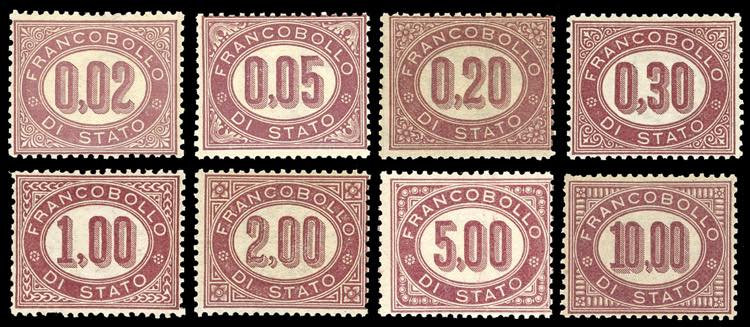 1875 - Serie completa (1/8), ... 