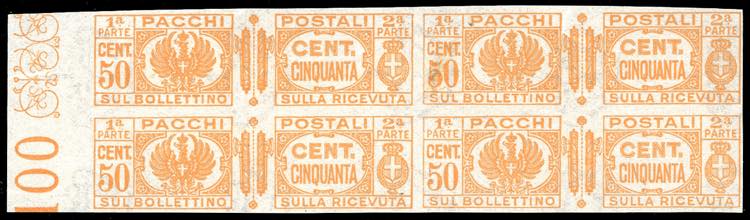 1930 - 50 cent. arancio, fasci al ... 