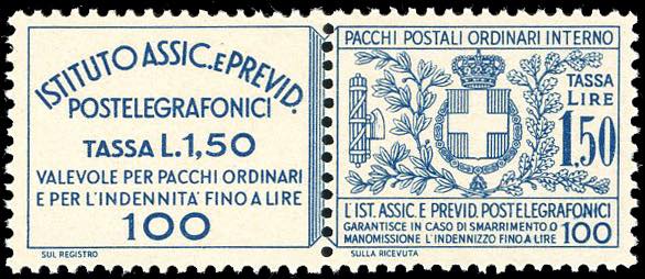 1936 - 1,50 lire Istituto ... 