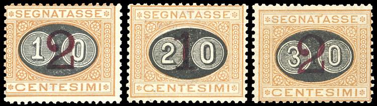 1890/91 - Mascherine, serie ... 