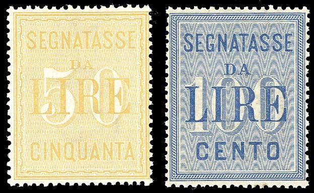 1903 - 50 lire e 100 lire, serie ... 