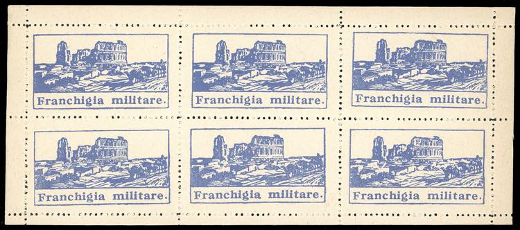 1943 - Foglietto El Djem, azzurro ... 