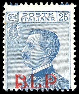 1921 - 25 cent. soprastampato BLP, ... 