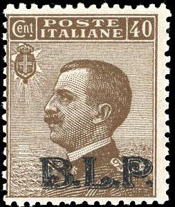 1922 - 40 cent., soprastampa BLP ... 